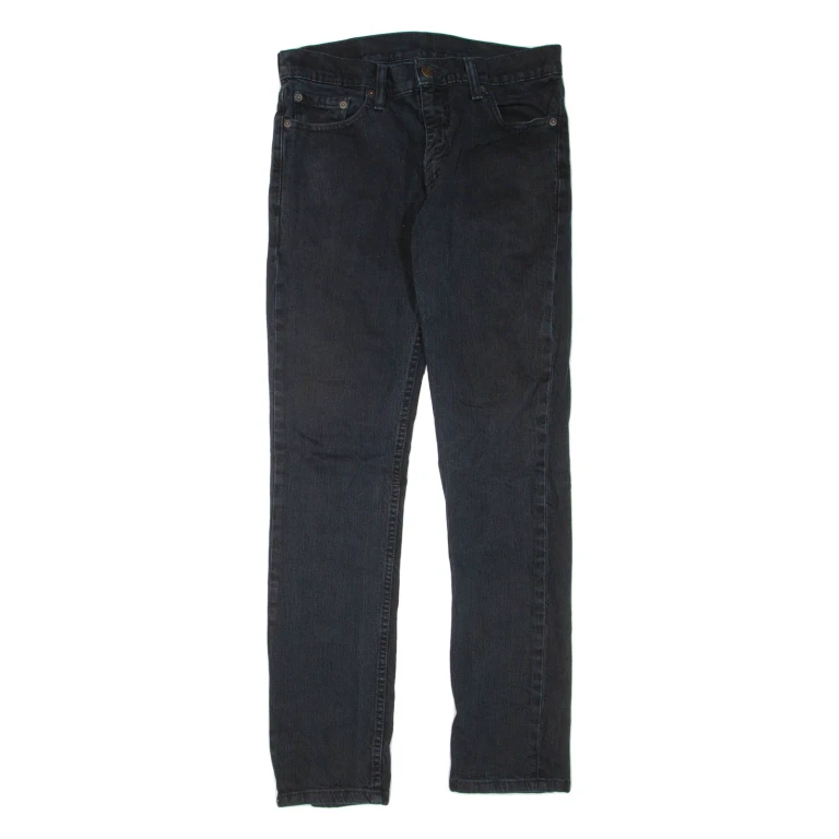 LEVI'S 511 Jeans Mens Black Slim Straight W30 L32
