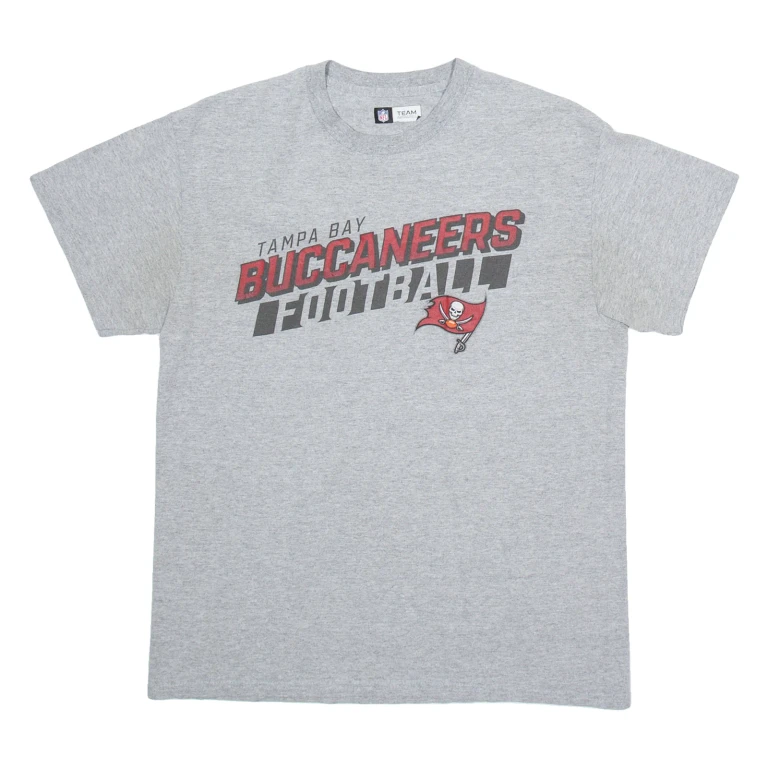 NFL Tampa Bay Buccaneers Mens T-Shirt Grey USA M