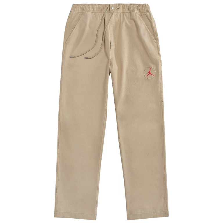 Men's X Travis Scott Cactus Jack Canvas Pants 'Desert Khaki' Pants