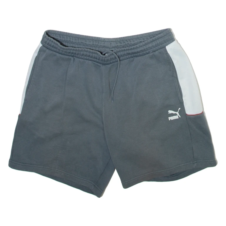 PUMA Mens Casual Shorts Grey Relaxed XL W32