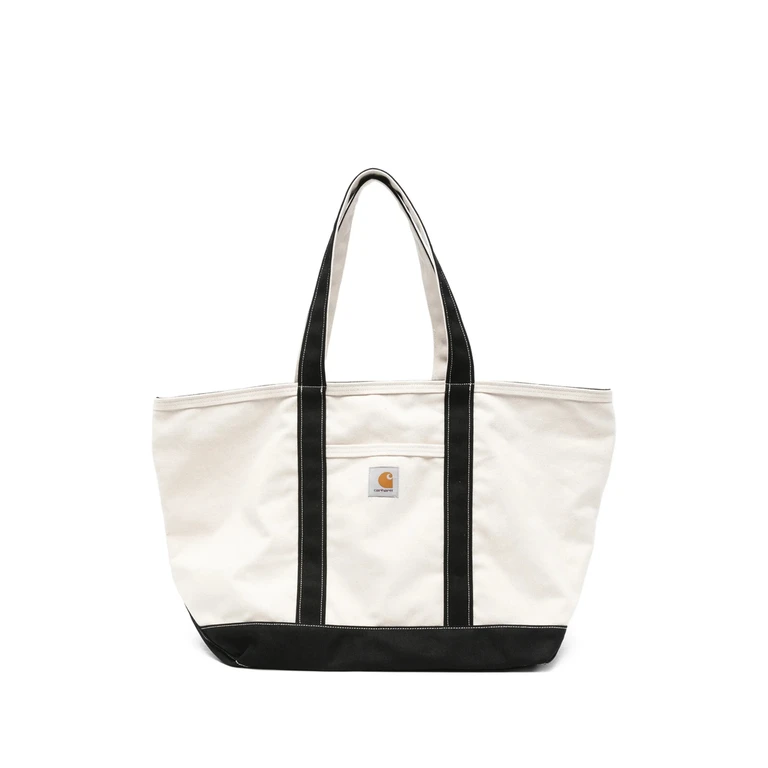 Logo-patch Canvas Tote Bag