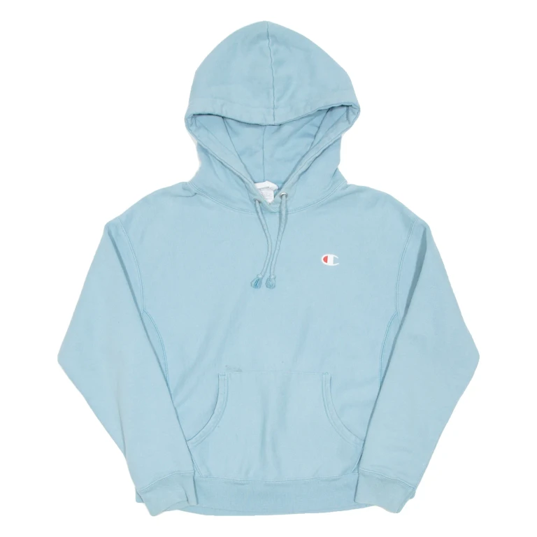 CHAMPION REVERSE WEAVE Womens Blue Hoodie M