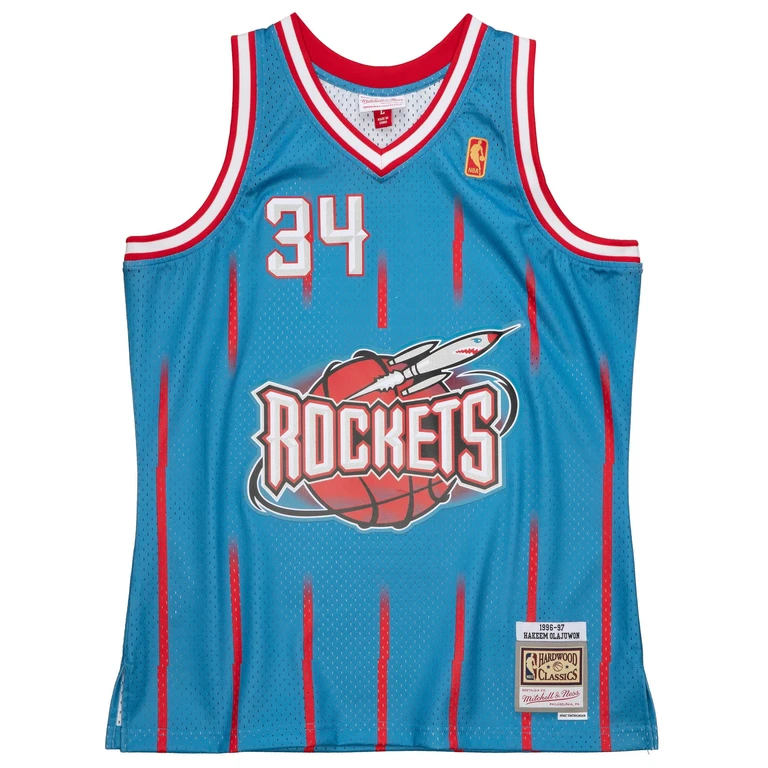 Men's NBA Reload 2.0 Swingman Jersey Rockets 1996 Hakeem Olajuwon