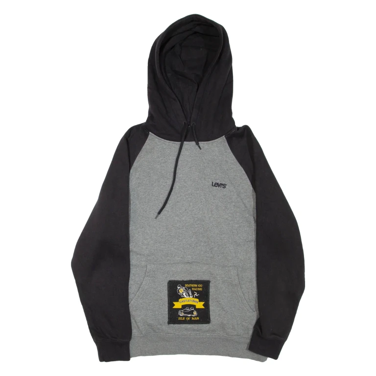 LEVI'S Mens Grey Hoodie S