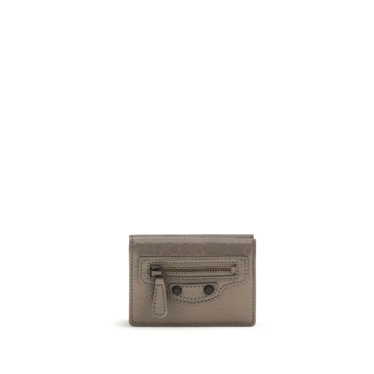 Balenciaga Beige Lamb Ovis Aries Wallet - Women