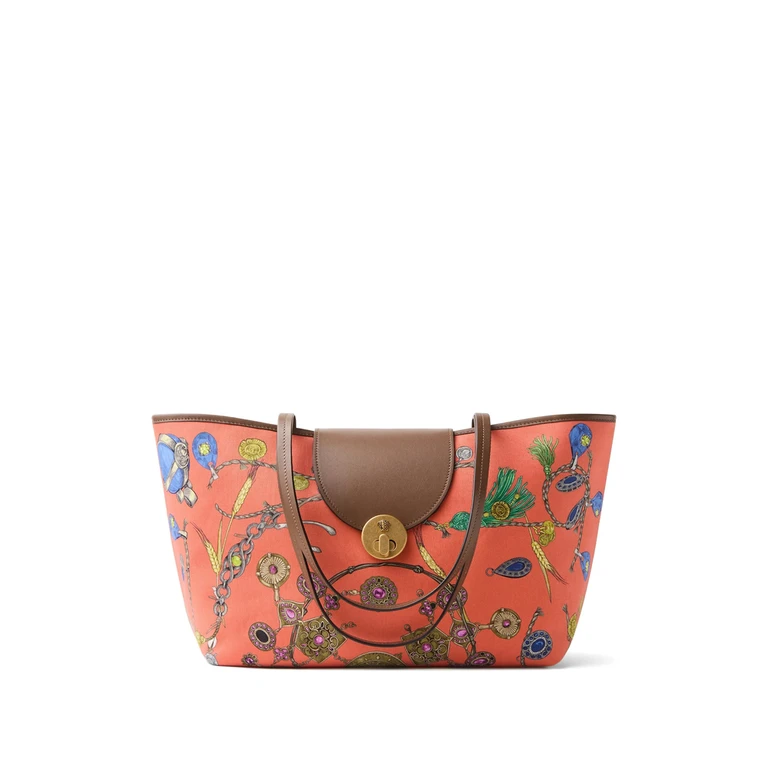 Vivian Printed Small Canvas Tote