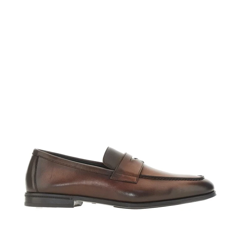 DOUCAL'S Suede leather loafers Man 39