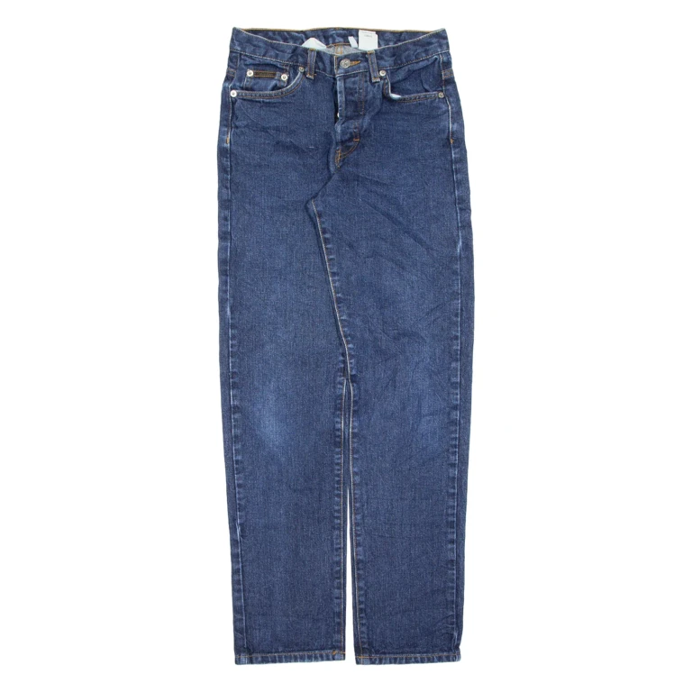 CALVIN KLEIN JEANS Womens Jeans Blue Slim Skinny Stone Wash W27 L30