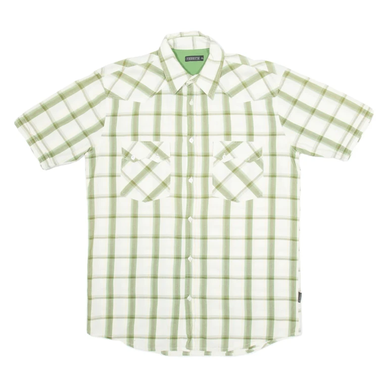 TEDDY'S Mens Shirt Cream Check XL