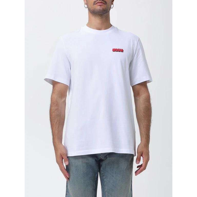 MSGM T-Shirt Men color White (4040MM122N26700201)