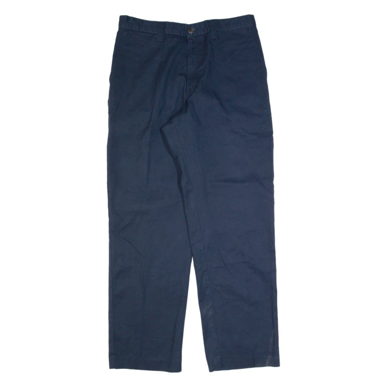 DICKIES Workwear Mens Trousers Blue Regular Straight W34 L32
