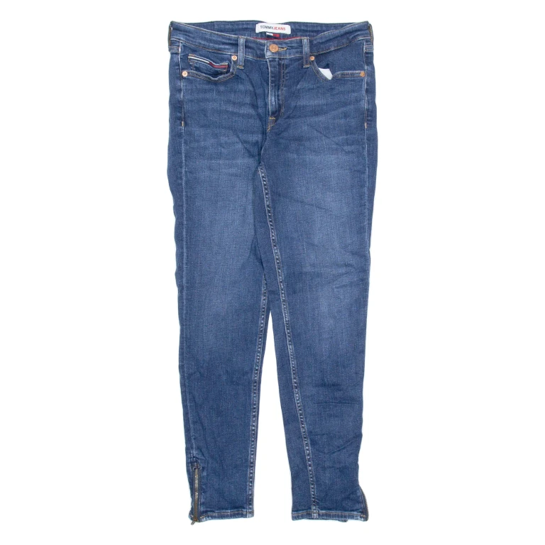 TOMMY HILFIGER Mens Jeans Blue Regular Straight W29 L25