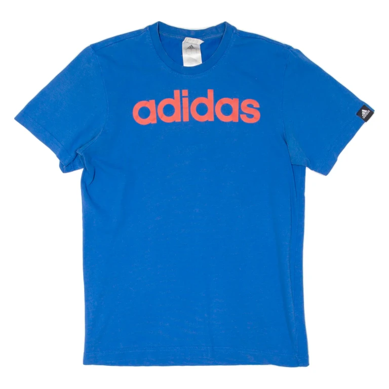 ADIDAS Mens T-Shirt Blue S (GG1-290724-17258)