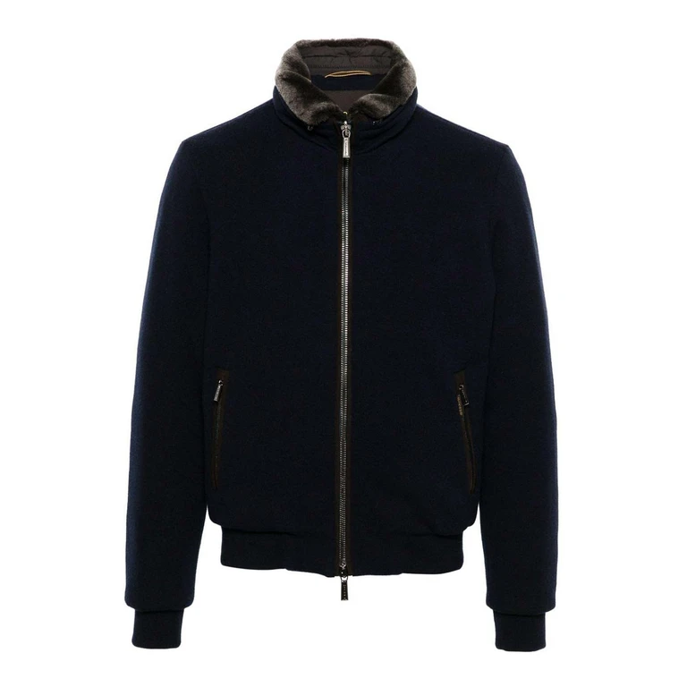 Moorer Blouson Rembourré - Bleu Foncé (MOUBO100097MRWU0497)