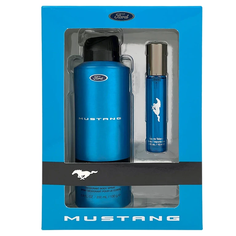 Blue Mens 2 Pc Set 6.7 Oz Body Spray / .5 Oz EDT
