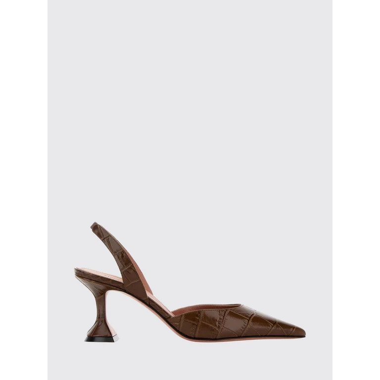 Holli Croc-Print Leather Slingback Pumps (HOLLISLING70IVORY)