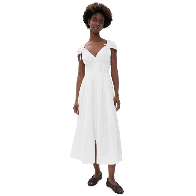 Hill House Home The Lucille Dress White M