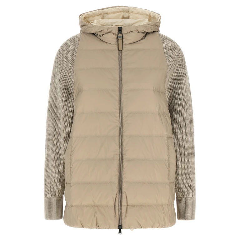 Brunello Cucinelli Beige Polyester Full-Length Jacket Clothing - Women