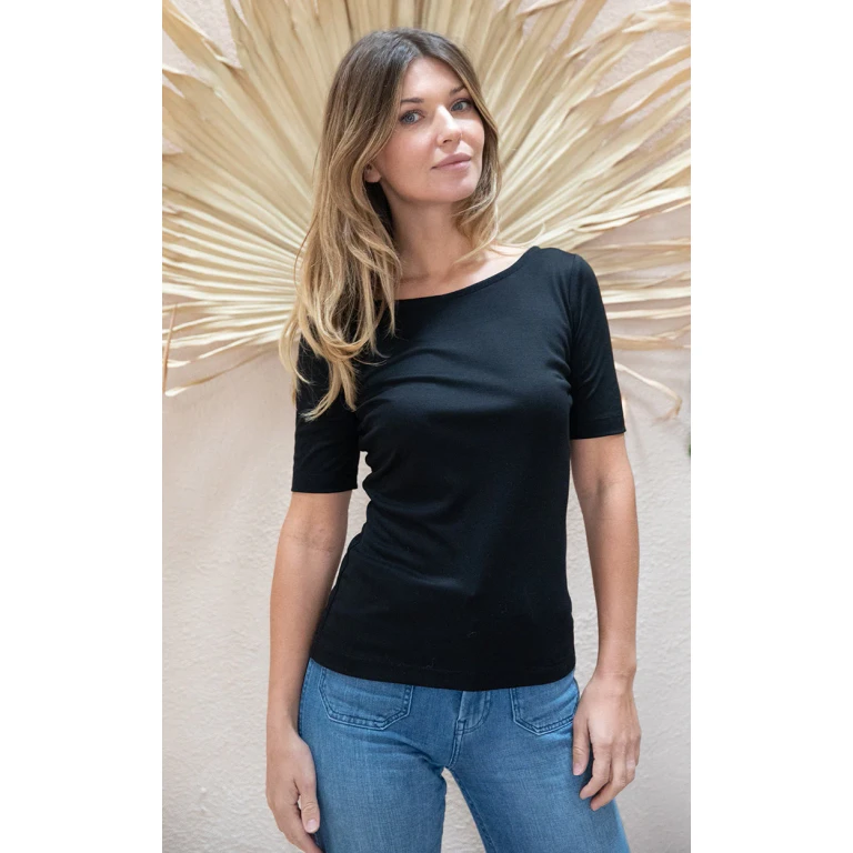T-shirt Jasmin noir