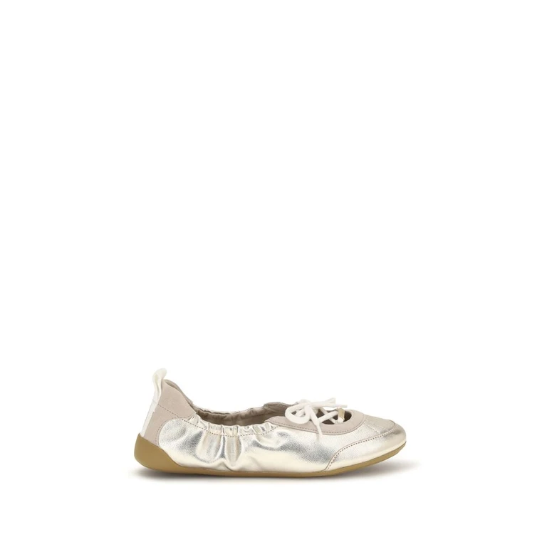 Chloé Silver Calf Leather Bos Taurus Sneakers - Women