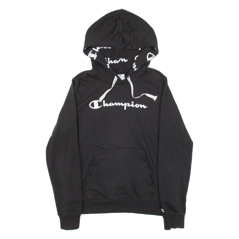 CHAMPION Womens Black Hoodie L (XX3-111224-12115)