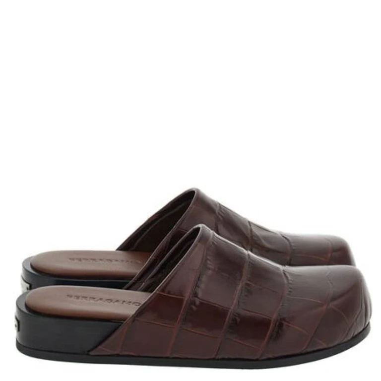 Ferragamo Felicya Leather Slip-On Loafers, Size 7 C