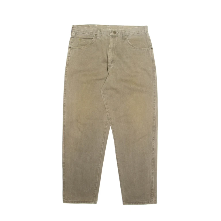 WRANGLER Mens Trousers Beige Regular Tapered W34 L30