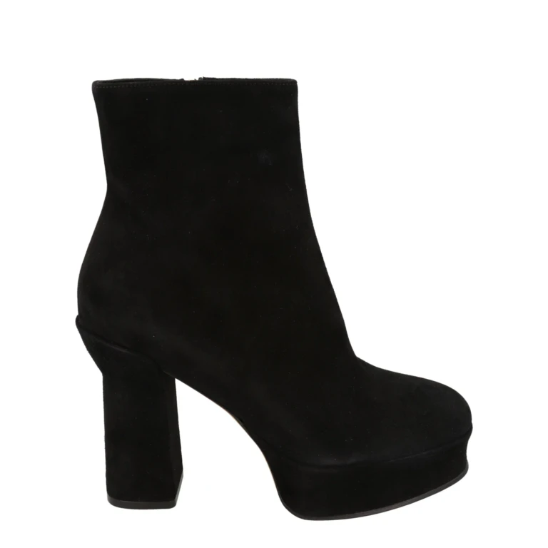 Sandra Suede Platform Booties