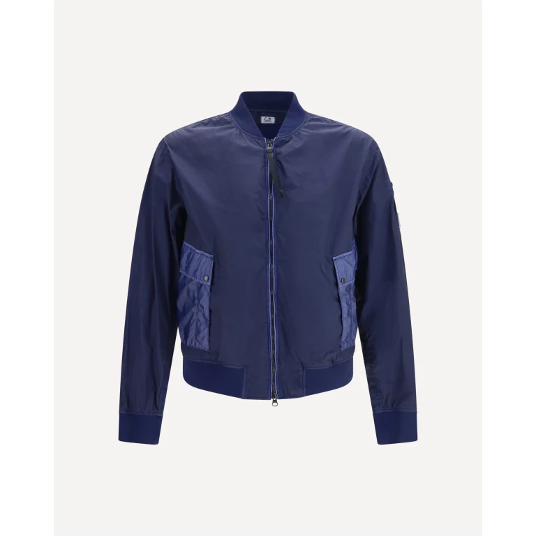 C. P. COMPANY Bi-TM Mixed Lens bomber Jacket Male S