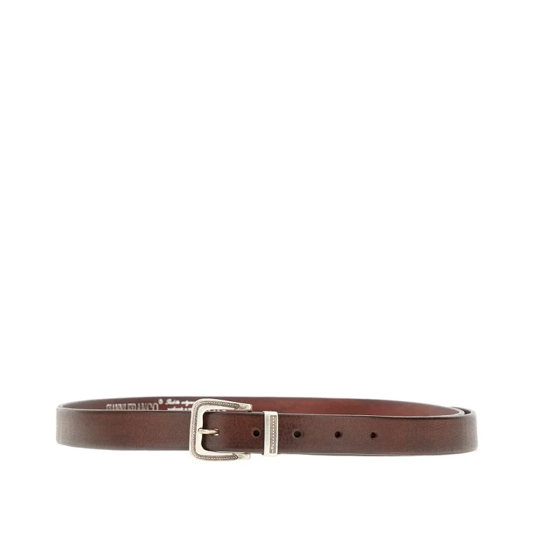 GIANNIFRANCO BELTS Leather belt Man 90