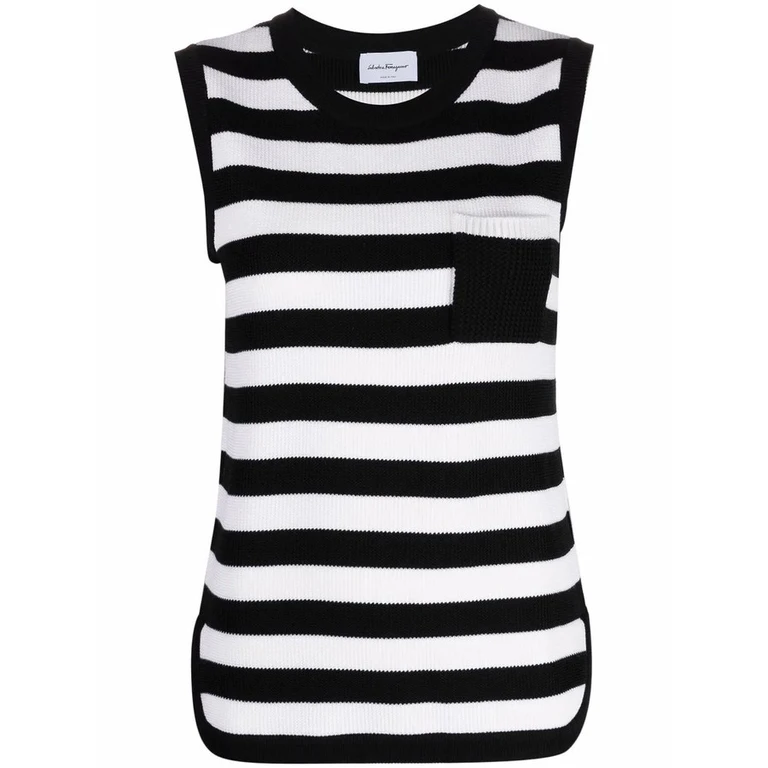 Ferragamo Without Sleeves Round-Neck
