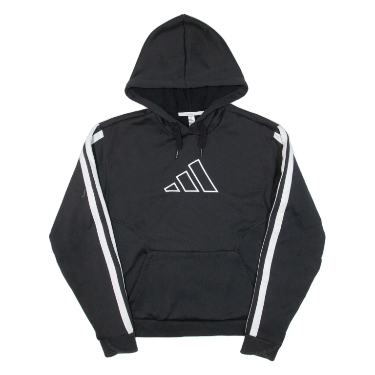 ADIDAS Womens Black Hoodie S