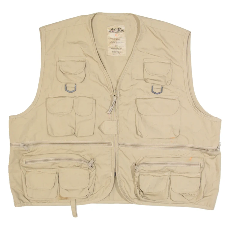 MASTER SPORTSMAN Utility Mens Gilet Beige XL