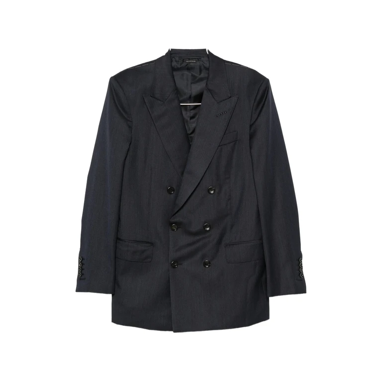 Herringbone Double-breasted Suit