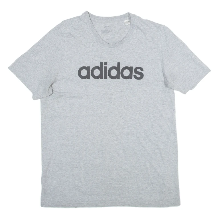 ADIDAS Mens T-Shirt Grey L (NN1-200924-14841)