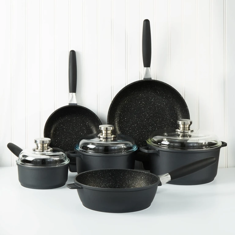 EuroCAST 9Pc Non-stick Chef's Cookware Set