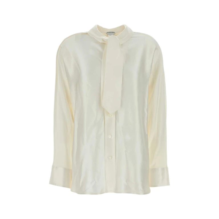 Bottega Veneta 862348v6h10 9071 Doublechalk Exterior: Silk Camicie