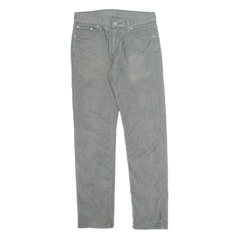 LEVI'S 511 BIG E Jeans Mens Grey Slim Straight W30 L32
