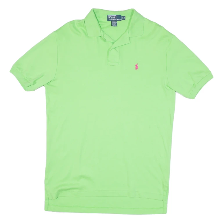 POLO RALPH LAUREN Mens Polo Shirt Green S