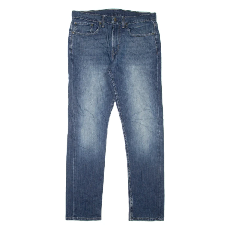 LEVI'S 511 Jeans Mens Blue Slim Straight Stone Wash W34 L32