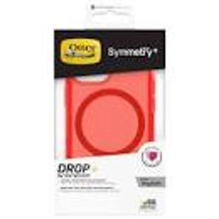 Symmetry Plus Clear Magsafe Case for Apple Iphone 13 Mini in the Red