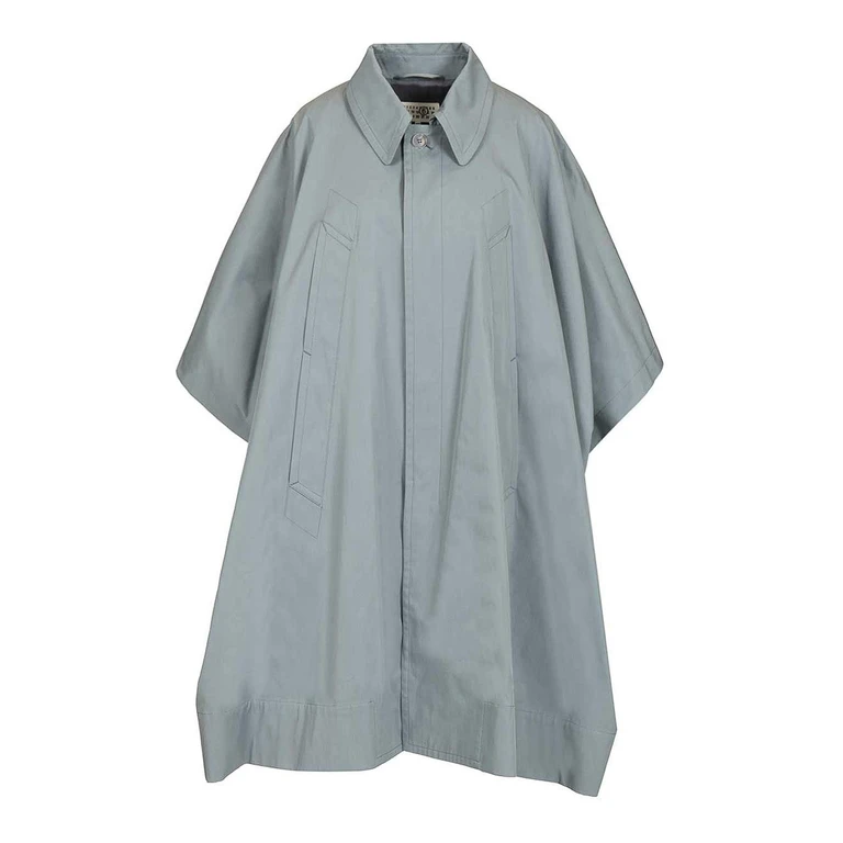 MM6 Maison Margiela Trench-Coat - Bleu (S52AH0083M35734507)