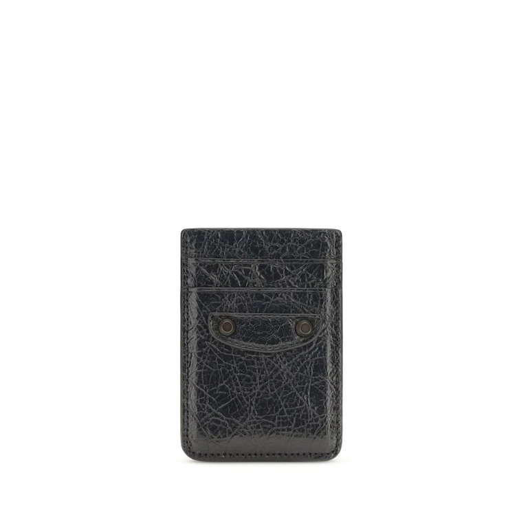 Balenciaga Black Lamb Ovis Aries Wallet - Men
