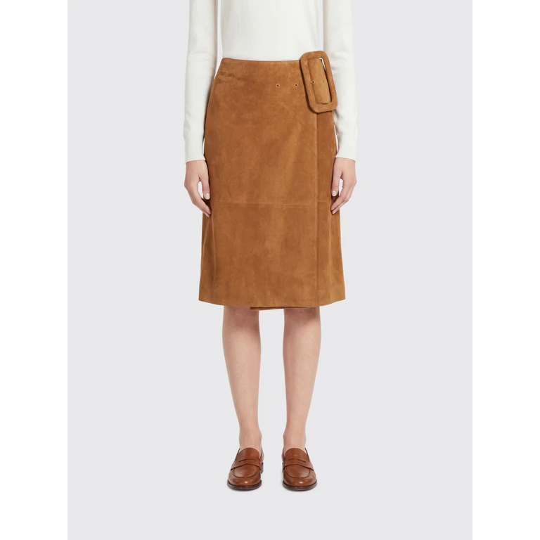 Skirt Woman color Brown (FSK463LH0059236)