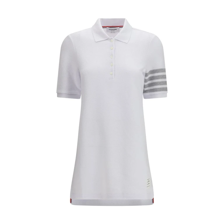 Thom Browne White Cotton Casual Dress - Women