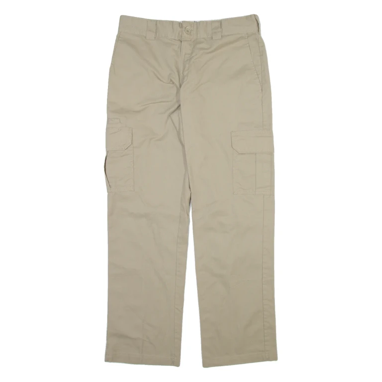 DICKIES Cargo Mens Trousers Beige Regular Straight W32 L32