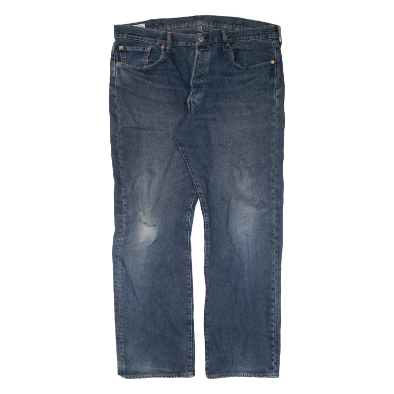 LEVI'S 501 BIG E Jeans Mens Blue Regular Straight W38 L32