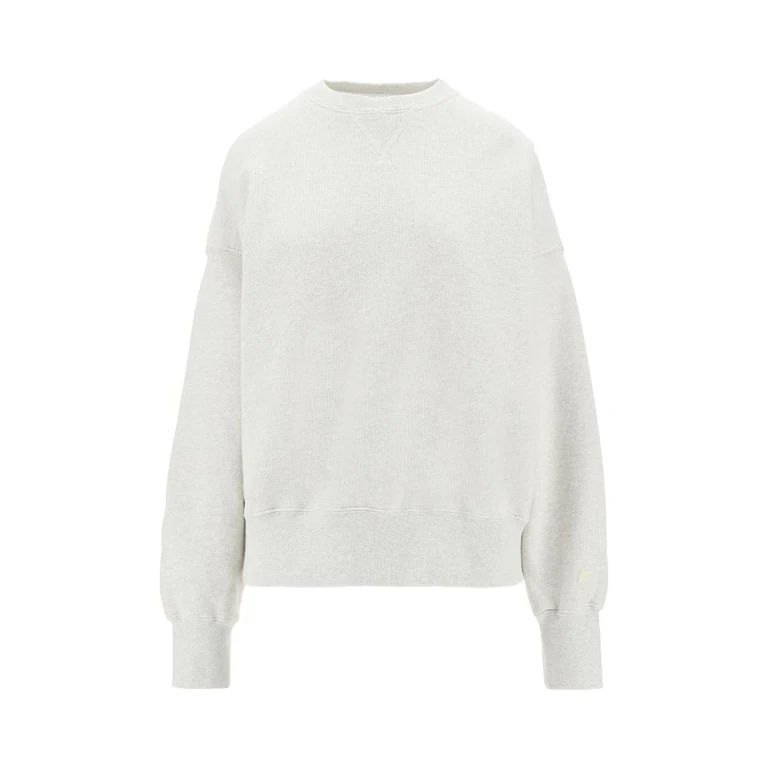 GOLDEN GOOSE Crystals logo oversized sweatshirt Woman S