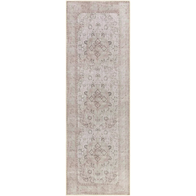 Bethany Vintage Flat Pile Washable Rug