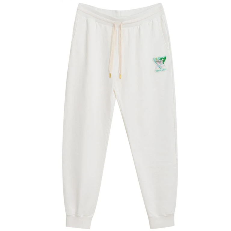 Casablanca White Cotton Athletic Pants - Men